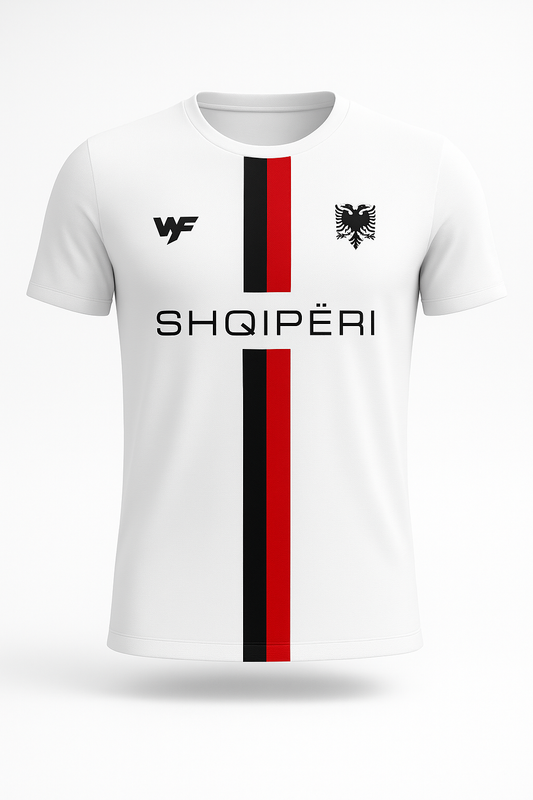 "SHQIPËRI" Jersey White Edition